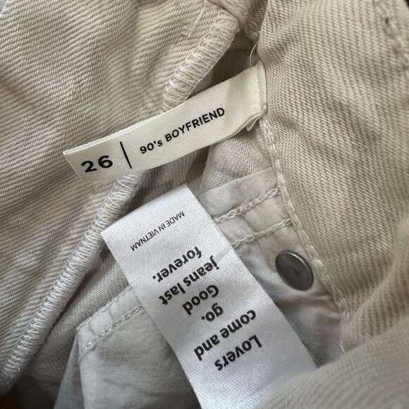 PACSUN 90's Boyfriend Ripped Denim Jeans - 26 - Picture 10 of 10